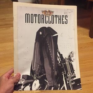 Vintage Harley Davidson clothing magazine